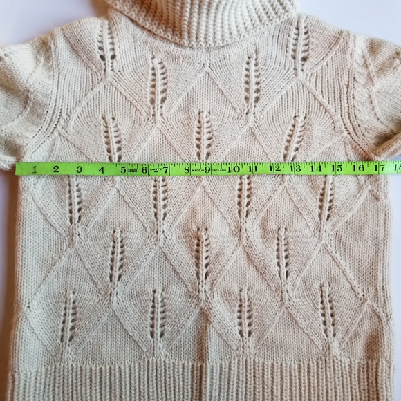 MIRA FLORES Designs Baby Alpaca Sweater, beige XS - Picture 7 of 10